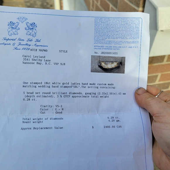 Vintage Wedding Ring Set - Picture 5 of 5